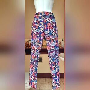 NWOT LuLaRoe Tall & Curvy leggings T&C PLUS SIZE Orange Blue Purple Floral XXXL